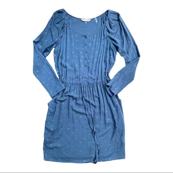 REBECCA Taylor Dot Cinched Waist Dress - Picture 8 of 14